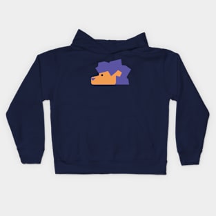 Geometric Lion Kids Hoodie